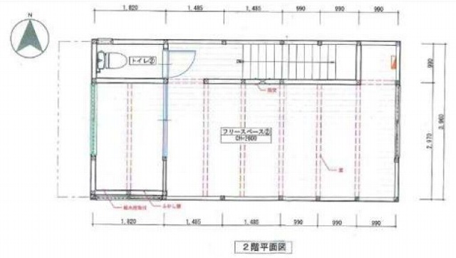 大阪市北区 中崎町の店舗・テナント賃貸物件の間取り画像