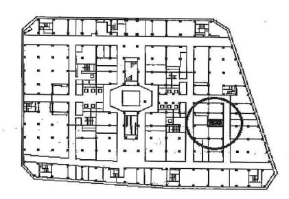 大阪市北区 西梅田の店舗・テナント賃貸物件の間取り画像