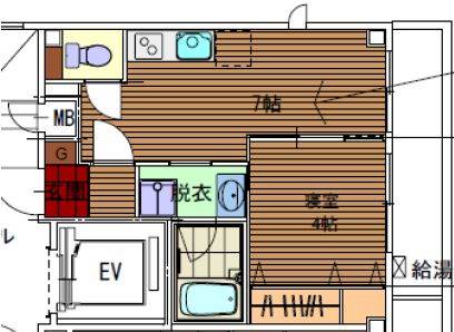 大阪市福島区 新福島の店舗・テナント賃貸物件の間取り画像