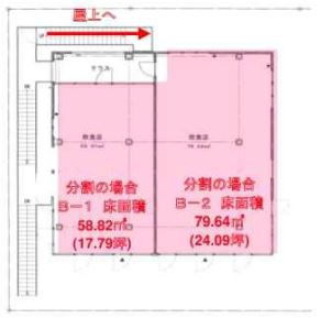 大阪市西区 四ツ橋の店舗・テナント賃貸物件の間取り画像